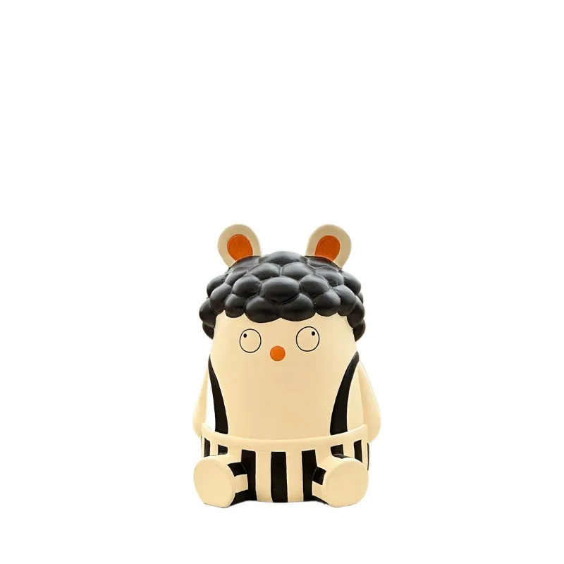 For Cartoon Living Room Desktop Ornament, Cream Wind TV Cabinet, Entrance Creative Simple Wine Cabinet Decoration