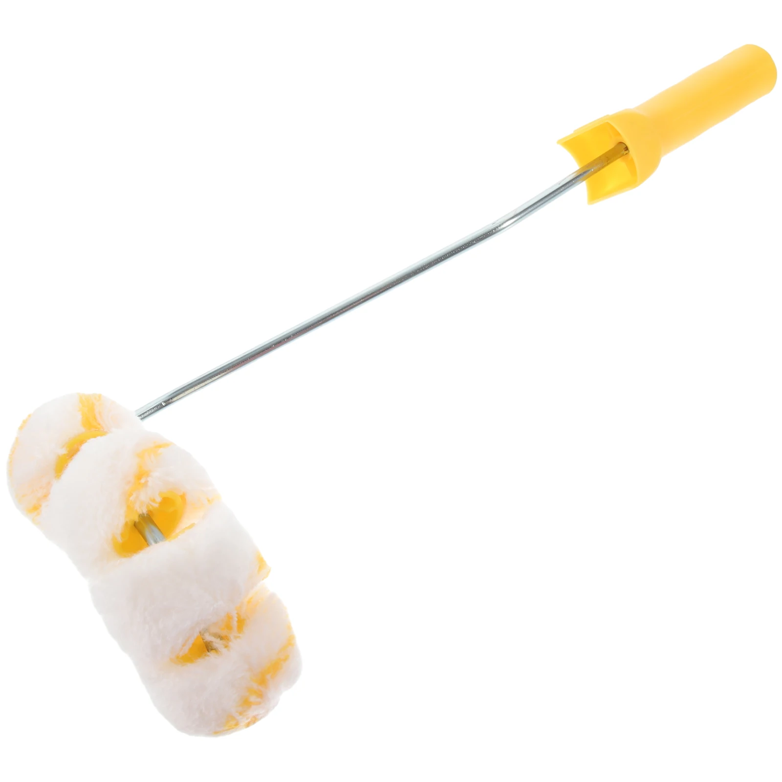 

4 Wheels Arc Paint Roller Duct Brush Set Premium Material Lightweight Comfort Grip Firefighting Tube Painting Tool Efficient