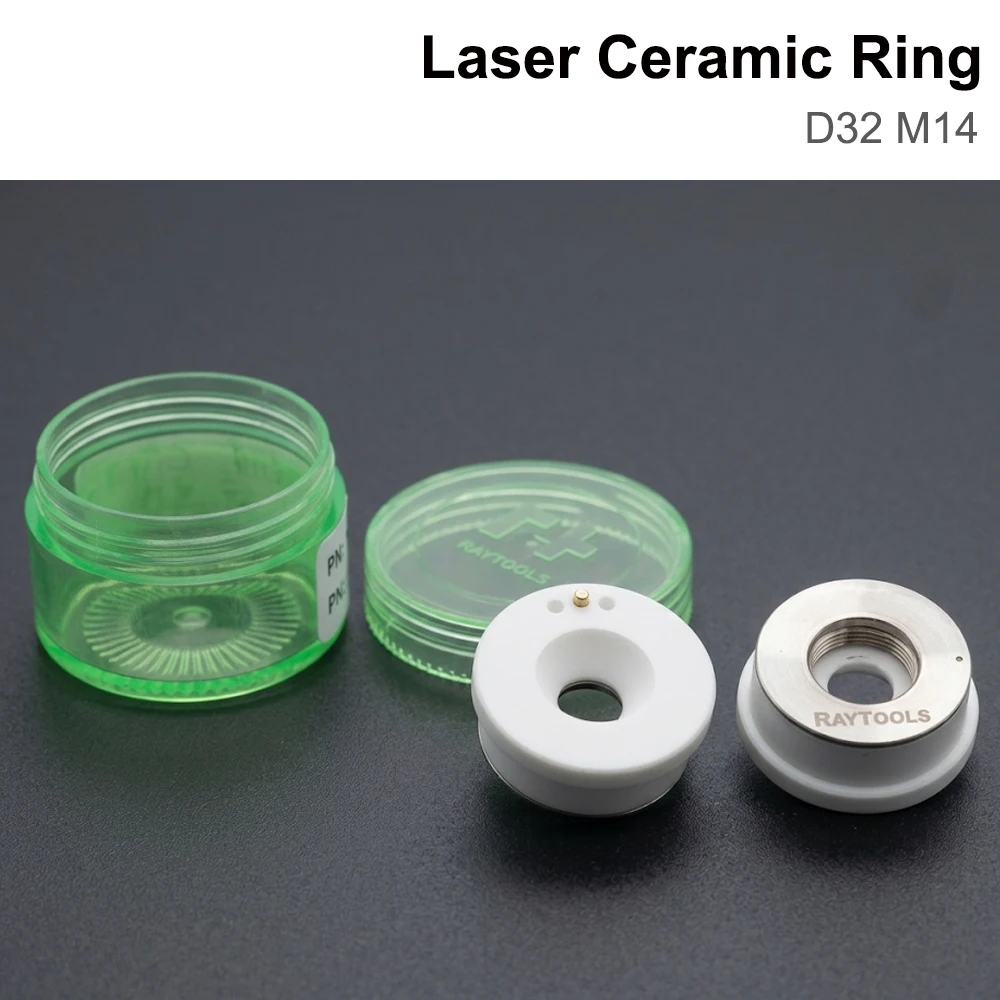 QDLASER Original 120274100B Laser Ceramic Ring Dia 32mm M14 Nozzle Holder for Raytools BM111 BT240S BM109 BM114S Parts