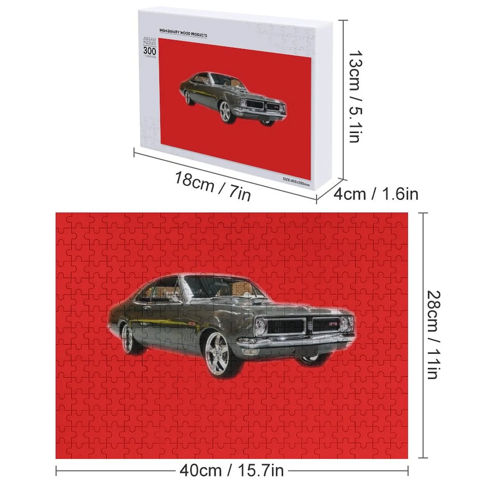 Holden Monaro 1971 Puzzle Foto Regali personalizzati Regalo personalizzabile personalizzato con foto puzzle