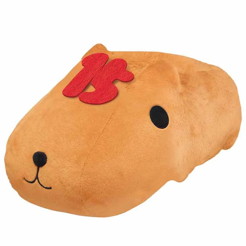 

New Cute Japan Kapibarasan 15th Brown Capybara Big Plush Stuffed Animals Pillow Cushion Doll Toy Kids Children Gifts 35cm