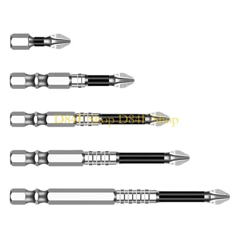 D84F 6Pcs Screwdriver Bits Set for Enhanced Durability and Efficiency, Professional