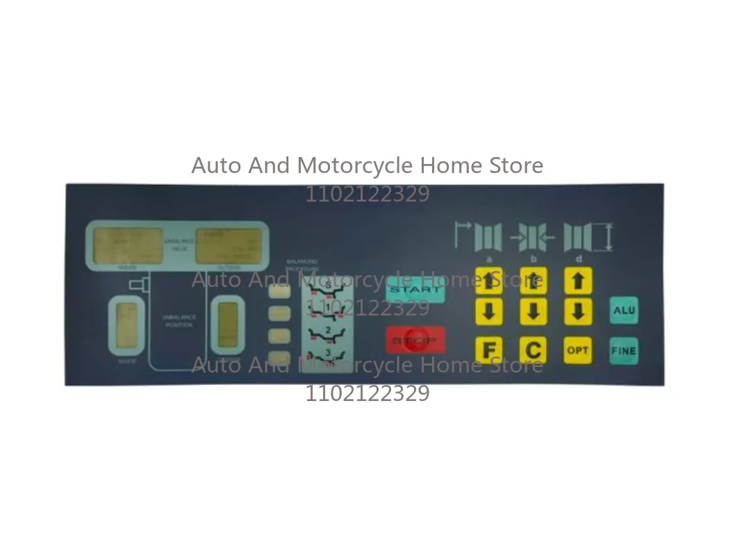 For Unite U100 Balancing Machine key Board Tire Balancing Machine Control Panel