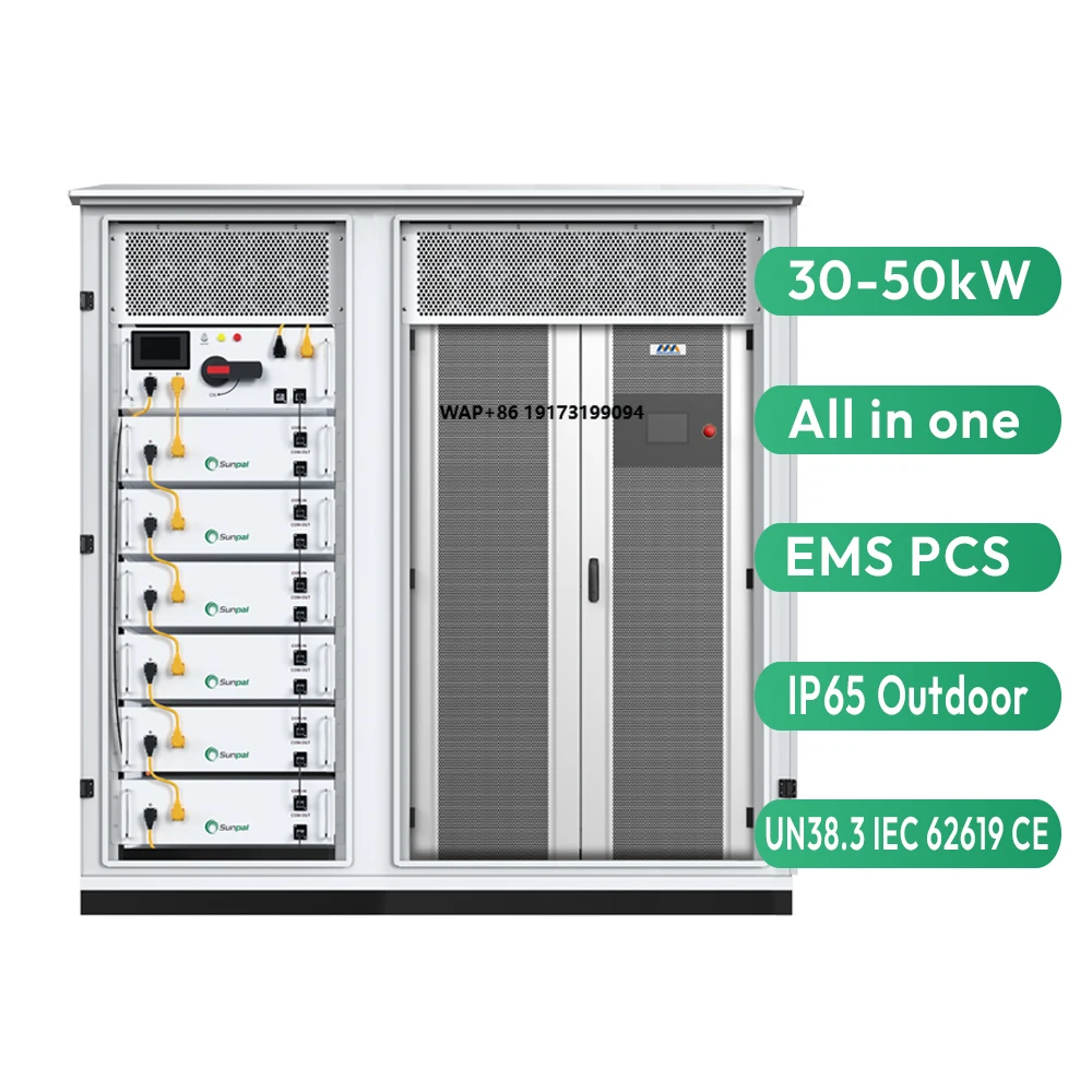 Sunpal 50kW 100kw All-in-one Bess Container Solar Battery Home Energy Storage System Solar Panels and Battery and Inverter
