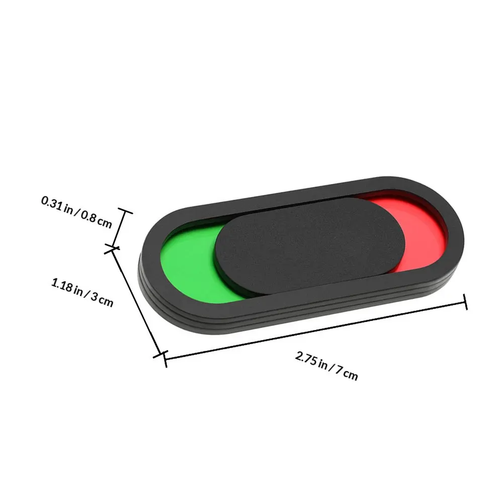4Pcs Simple Clear Slider Privacy Sign Door Indicator Vacant in Use Occupied for Restroom Office Hotel Conference Room Home Use