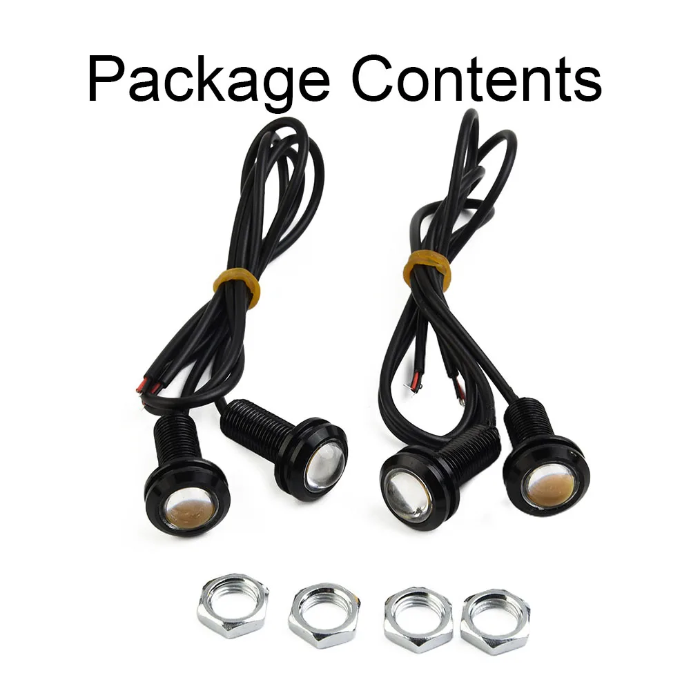 4pcs LED Grille Lighting Kit Auto Truck Light For Ford SUV Raptor SVT-Style Universal Amber Car Grille Lighting Kit