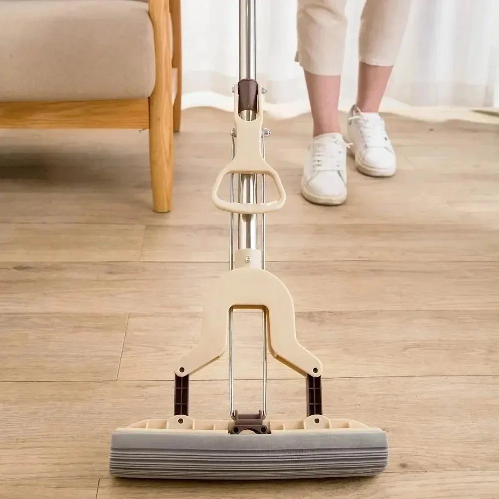 UNTIOR Squeeze Self-draining Collodion Mop Wood Floor Tiles Spin Household Cleaning Tools to Clean Walls and Ceilings Floor