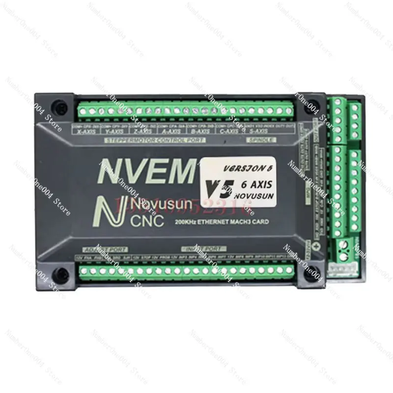 

Latest CNC Machine Tool Motion Controller NVEM V5 Upgrade 3/4/5/6 Axis Control Card Ethernet Interface