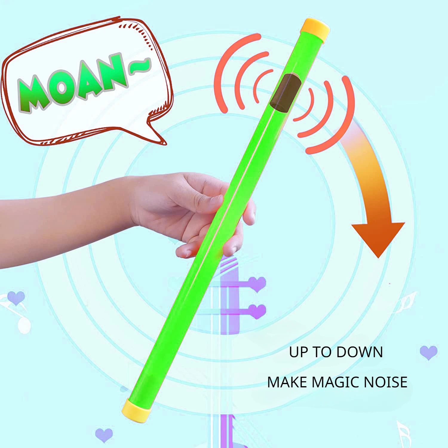 2Pcs Magic Sound Tube Funny Fart Tube Party Favor Sound Tube Fun Noise Stick Toy Noisemaker Toys Praktyczne żarty na imprezy