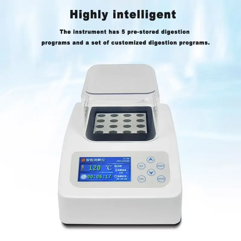 IKEME Laboratory Water Quality Analyzer 16 Holes Heating Intelligent Multi-Parameter Digestion Instrument COD Digester