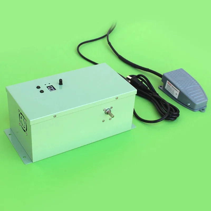 AC 220V Electric Shoelace Winding Machine Ribbon Flat Wire Flexible Tape Winder With Foot Switch 1-500RPM Speed Adjustable 72W