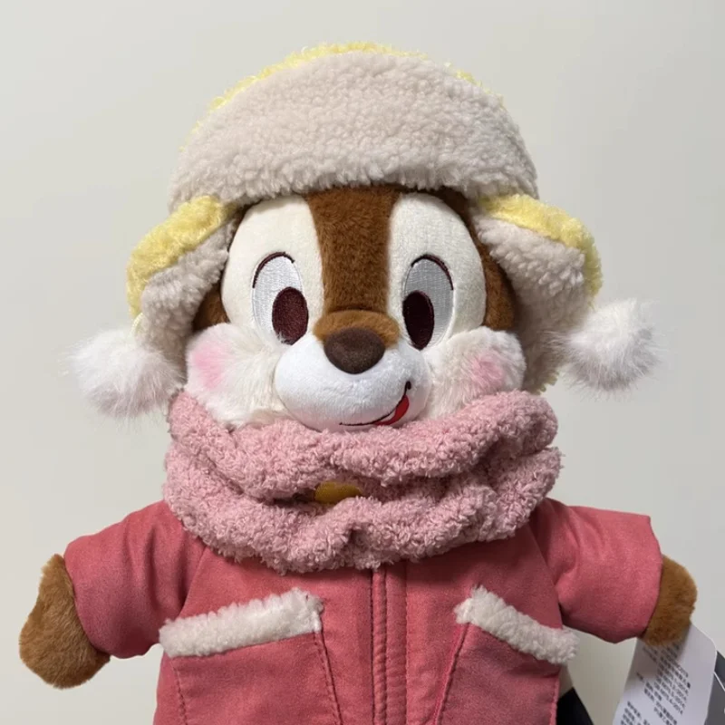 Peluche Invernale Disney Chip 'n' Dale 32cm 2026 - Giocattolo Ufficiale Autentico Articolato e Abbracciabile |   Regali perfetti per il nuovo anno