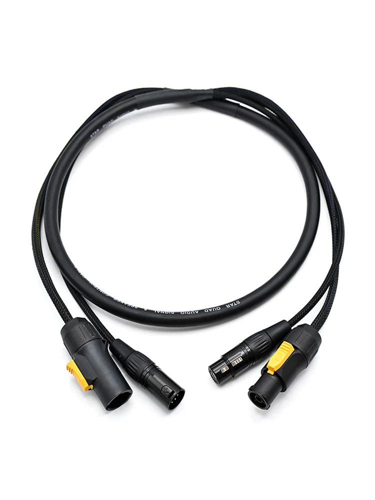 IP65-geclassificeerde Truecon 5-pins DMX-combokabel 1 m 1,5 m 2 m 3 m 5 m 10 m True1-compatibele 5-pins XLR-voedingskabel voor DJ-verlichting buitenshuis - afbeelding 2