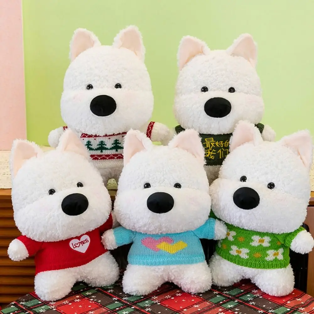 

Мягкая плюшевая кукла с имитацией собаки, большие уши, пушистая мультяшная милая кукла-собака, мягкий мультяшный шарф, щенок, собака, мальчики, девочки