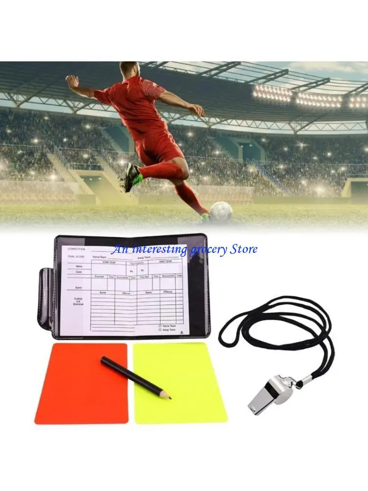 

652D Soccer Referee Equipment Referee Yellow Redness Card Soccer Redness Yellow Card