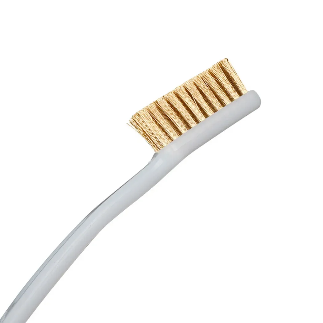 

New Set Kit Brass Wire Brush 1.38inch * 0.79inch Devices Wire 170*8.5*20mm 5PCS Brass Brush For Industrial Plastic