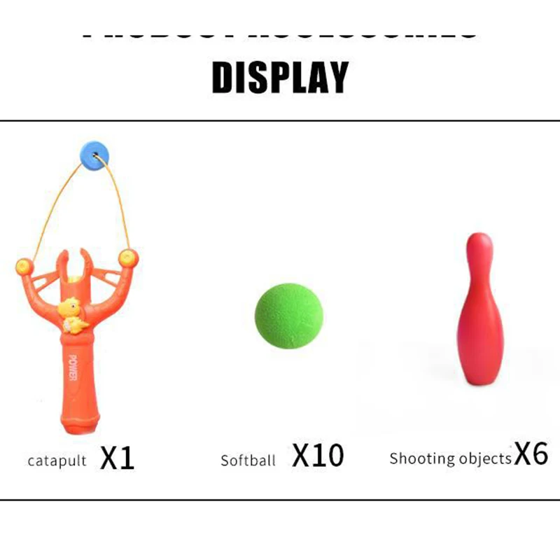 Creative Dinosaur Slingshot Children's Toys Cartoon Soft Bullet Launcher Parent-child Outdoor Sports Shooting Kids Birthday Gift