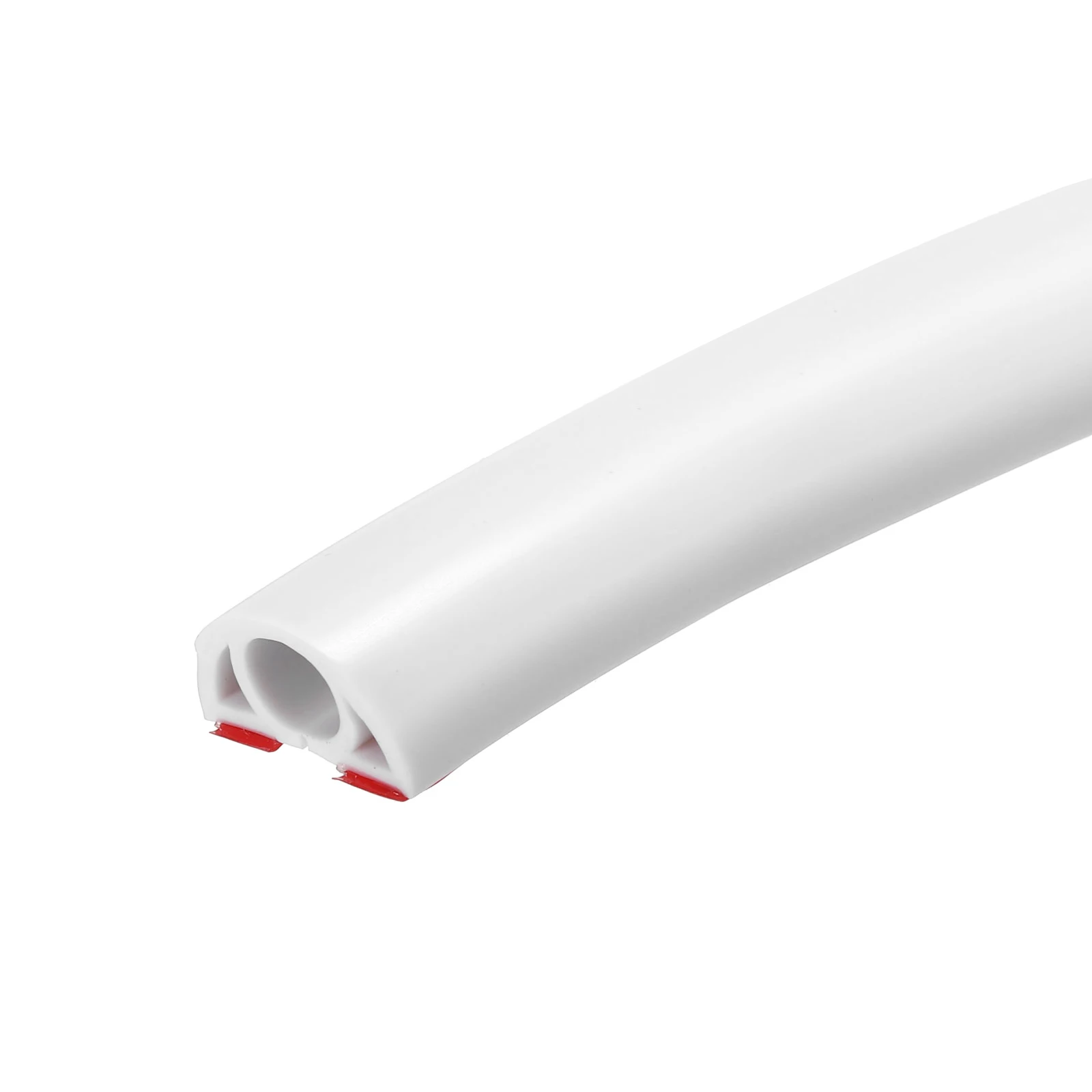 

3.9ft/5.9ft/7.9ft Floor Cord Cover PVC Cable Protector 0.3"D Cable Management White/Black/Maroon Red