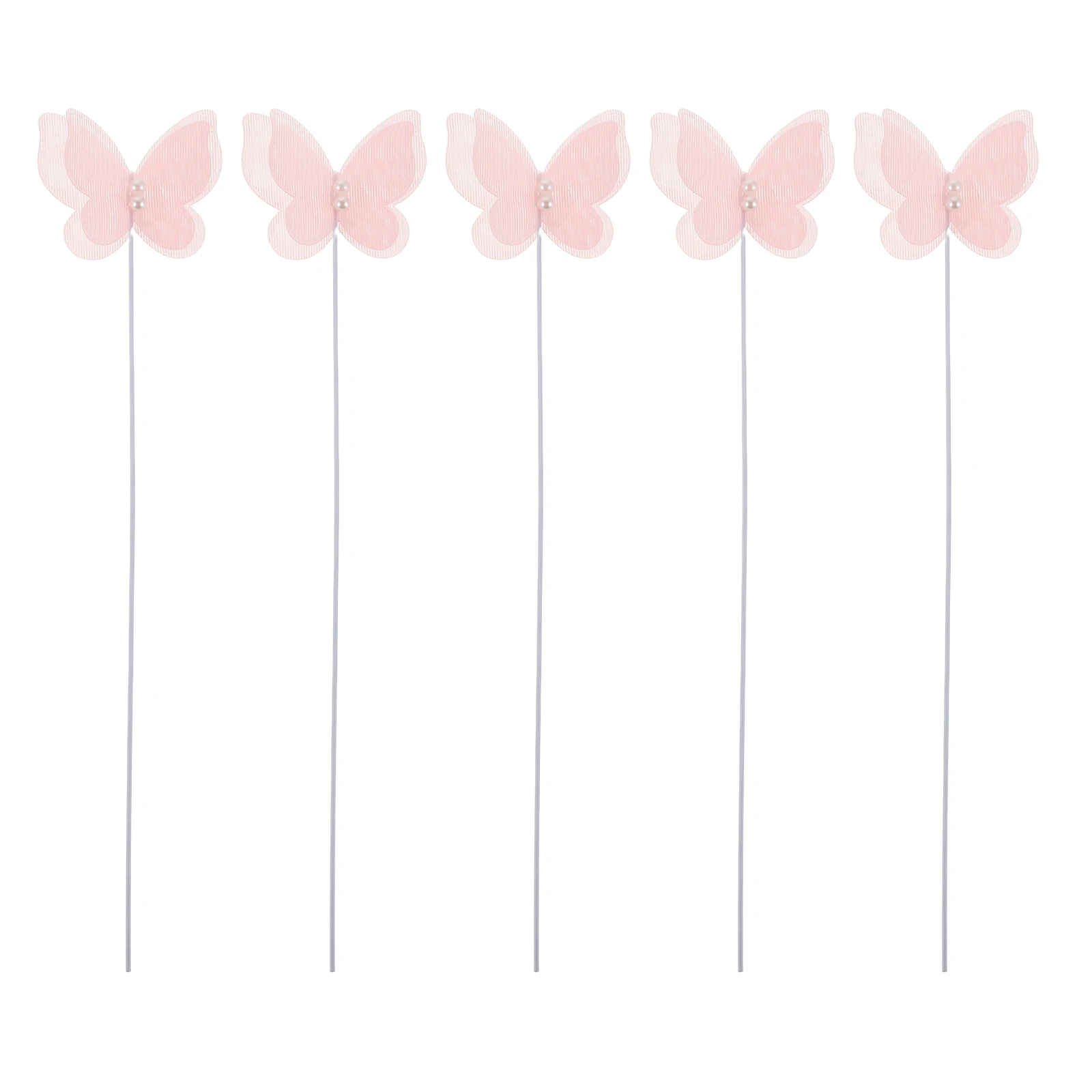 

15 pcs Cake Decorations Butterfly Mesh Cupcake Topper Women Birthday Insert Dessert Baby Shower Wedding Cake Supplies