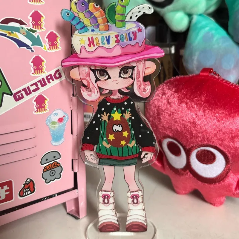 

In Stock Splatoon3 Jet Warrior Costume Stand No. 8 Costume Fridge Magnets Anime Game Peripheral Action Figures