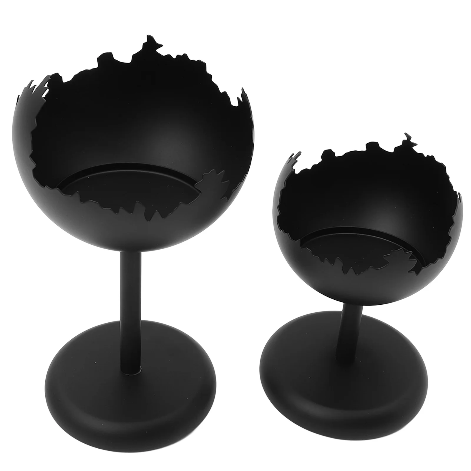 

2Pcs Metal Holder Vintage Iron Candlestick Desktop Decor Wedding Party Centerpiece Indoor Stand Table Ornament