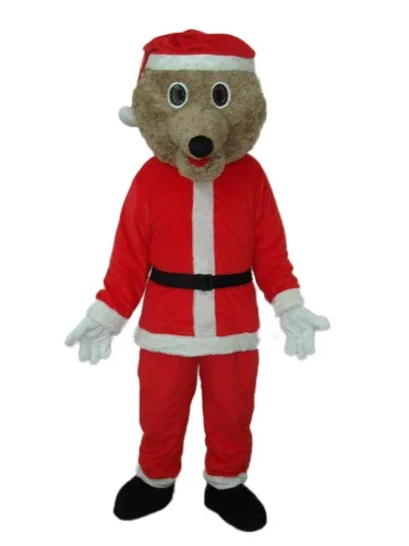 

Fashion Design Christmas plush Bear Mascot Costume Adult Birthday Party Fancy Dress Halloween Cosplay Outfits Clothing Xmas