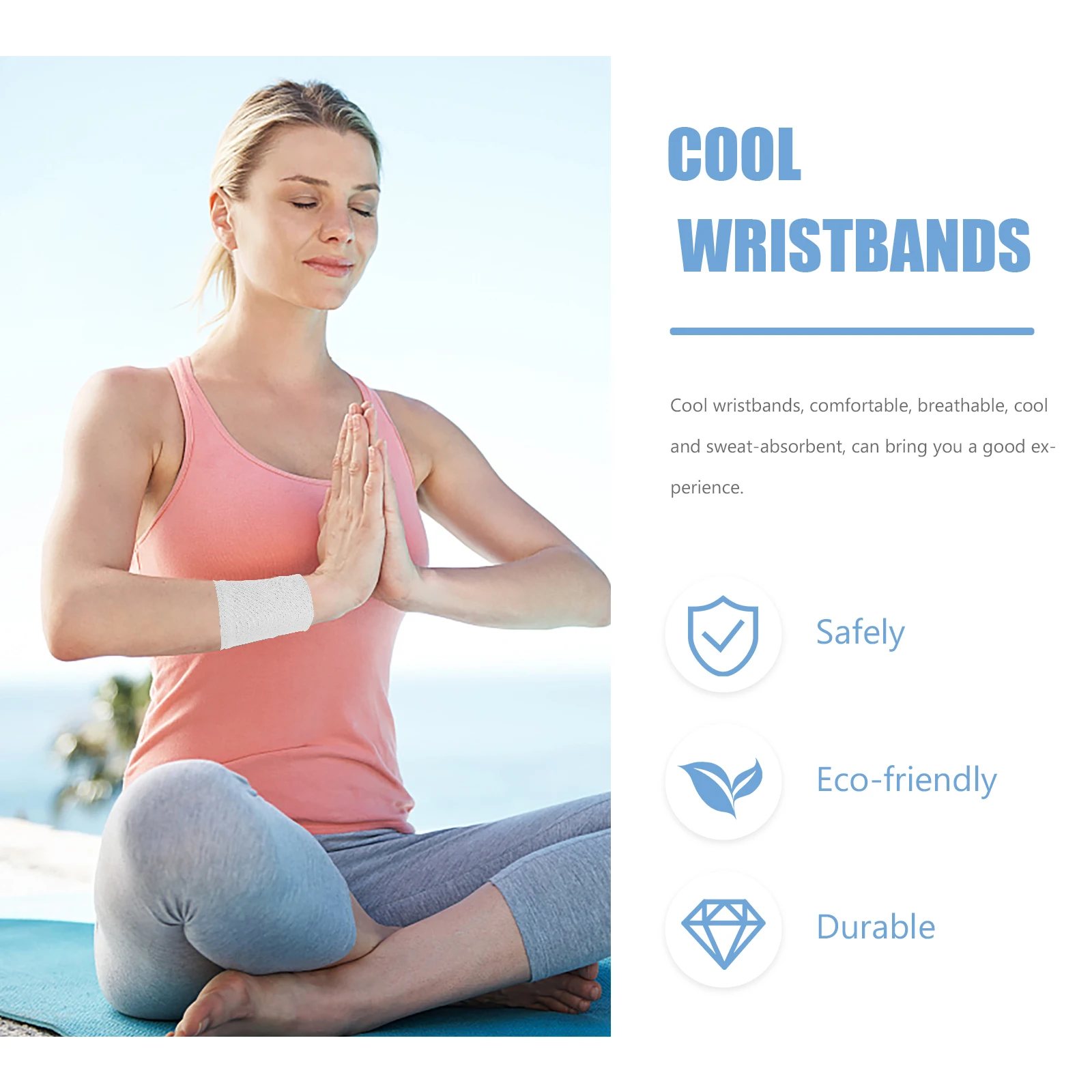 

1 пара шелковых наручных браслетов, дышащие, легкие, удобные наручники для мужчин и женщин, летние уличные