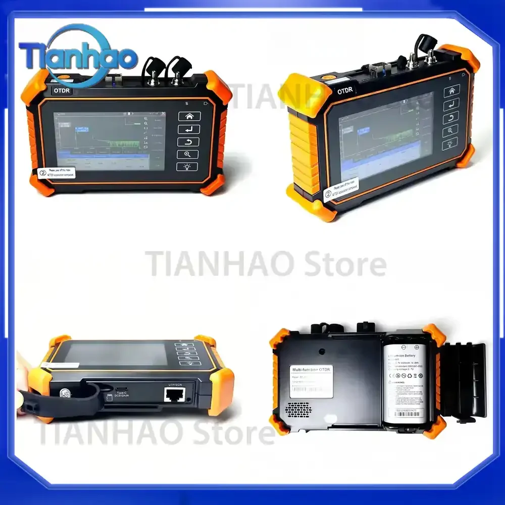 Multi Function Mini OT30 Fiber Optic Tester for 1310nm 1550nm VFL OPM Type C Charging 24dB 26dB 100Km OTDR