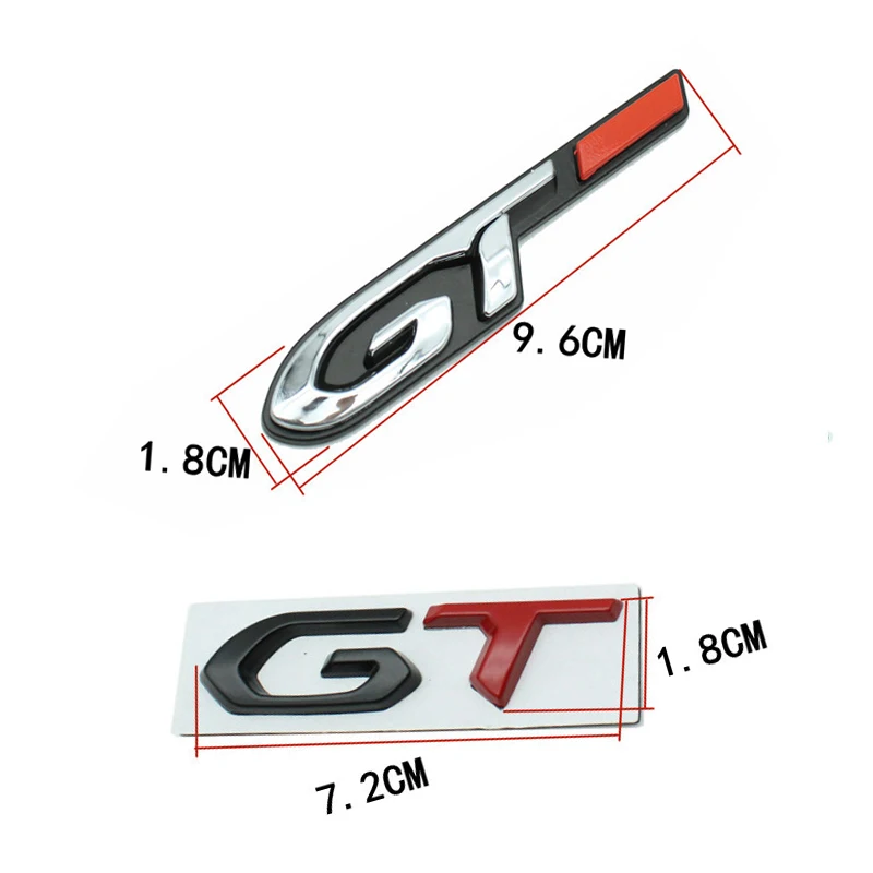 3D Metal GT Logo Letters Car Trunk GT Emblem Badge Decal For Kia Peugeot 508 5008 208 2008 308 3008 GT Line Sticker Accessories - Image 6