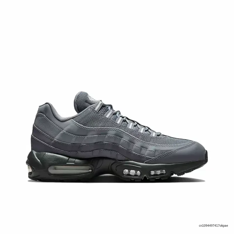 

Nike Air Max 95 Women and Men Grey Color Fashion Retro Shock Absorption Anti-slip Comfortable Running Shoes HF0121-001