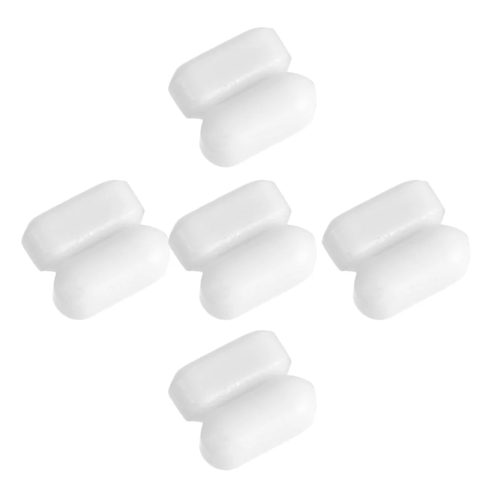 

10 Pcs Magnetic Stirrer Plate Bar Rod Self Stirring Pot Kit White Mixer Electromagnetic Cylindrical