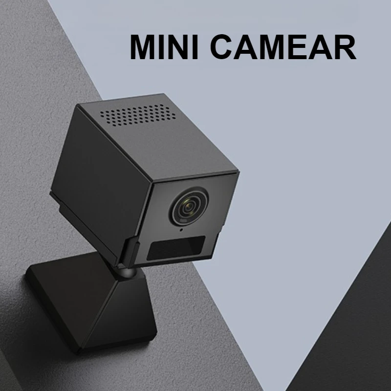 4MP Wifi Security Camera Night Vision Smart Home Webcam Remote 2-way Audio Motion Detection Baby Monitor Wireless Mini Camera