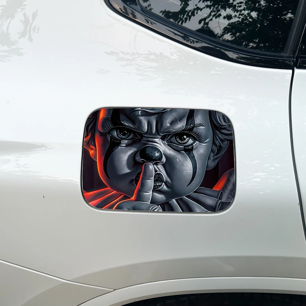 Demon Baby Waterproof Car Fuel Tank Cap Sticker Sunscreen Decal Car Stickers view 4