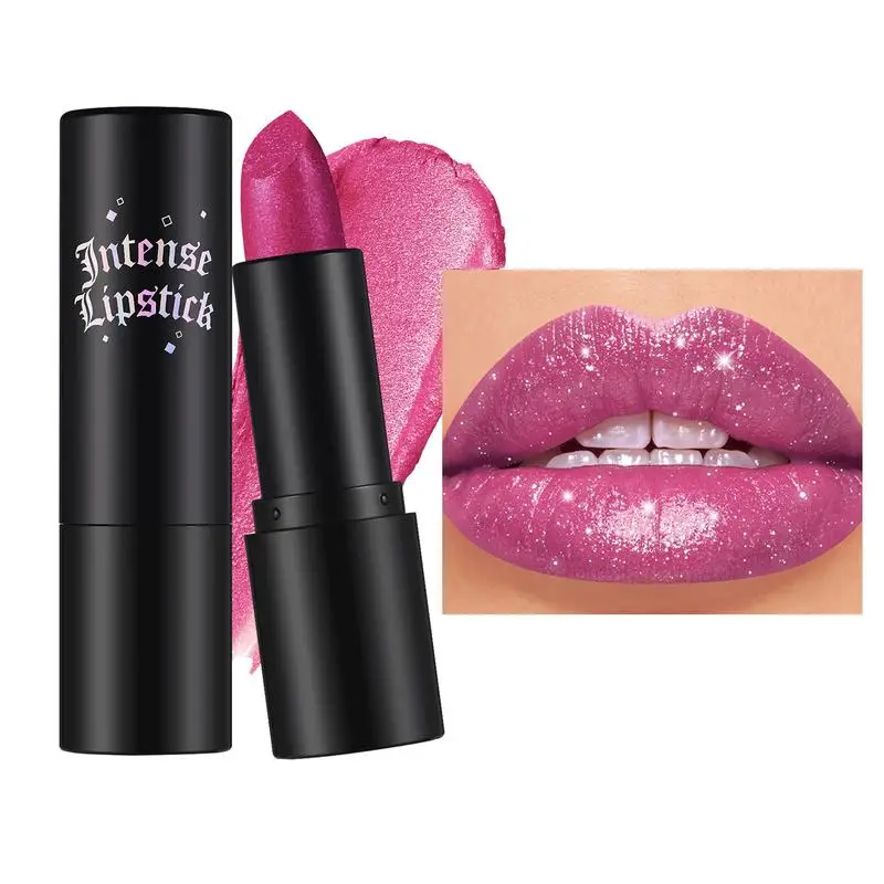 Abbagliante Glitter rossetto Goth rossetto Glitter perlescente rossetto Shimmer Lip Blam Diamond Lipstick Shimmer Shiny Lipgloss