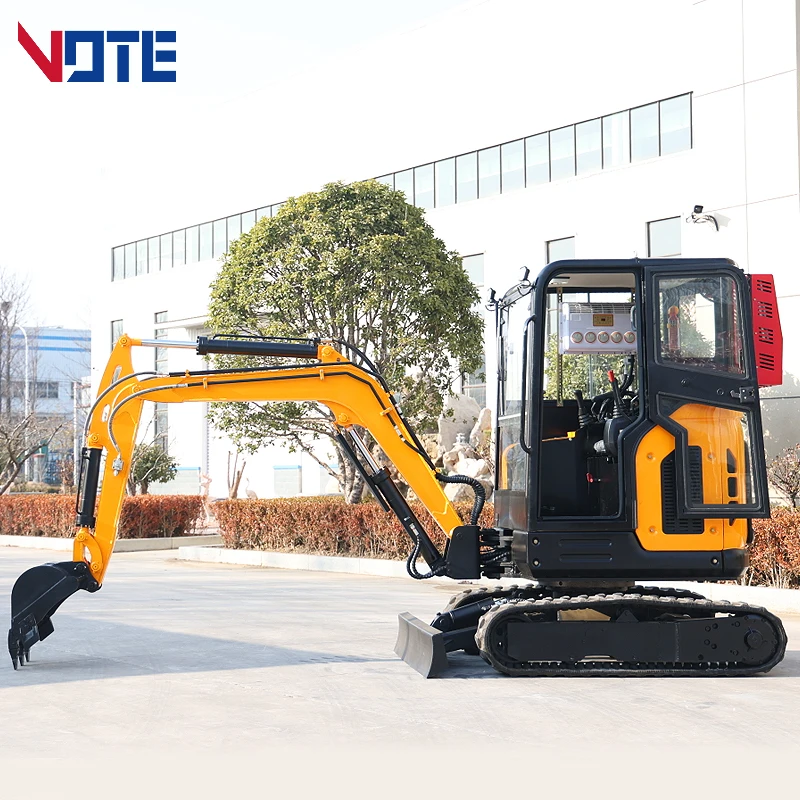 China 2.5 Ton Small Mini Excavator Manufacturer New Construction Machinery Small Compact Excavator Diesel Mini  Digger