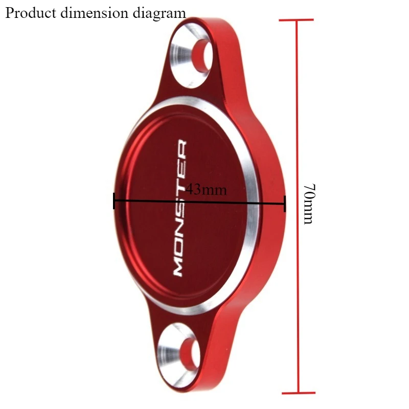 ل Ducati monster 696 795 796 797 821 1100 939 950 1200 محرك دراجة نارية محرك مغناطيسي غطاء مزخرف الغطاء الواقي
