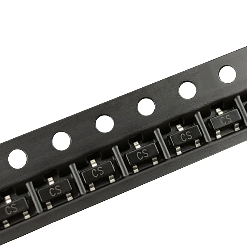 (100pcs) 2SA733 SOT-23 A733 SMD Triode PNP Signal Transistor (Marking CS)