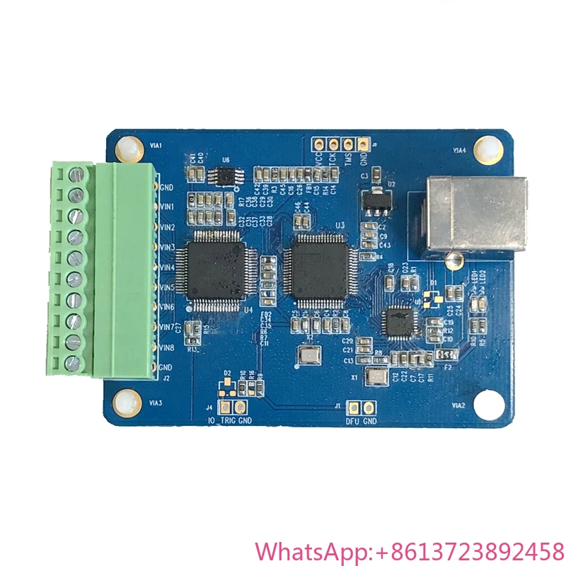 

AD7606 multi-channel AD data acquisition module 16-bit ADC 8-channel synchronous USB high-speed interface control