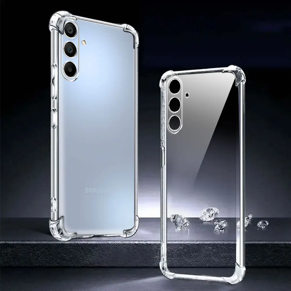 

Airbag Shockproof Clear Cover For Samsung A52 A52S A53 A54 A55 A56 - Soft Silicone Protect Transparent Case Anti-Scratch Bumper