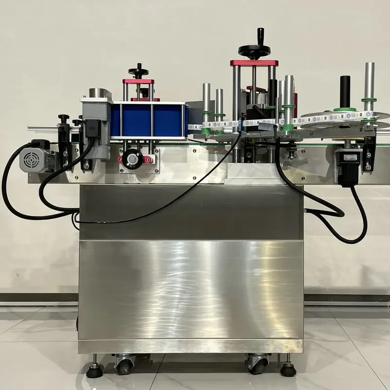 

Автоматическая Этикетировочная машина, полуавтоматическая машина для нанесения этикеток на круглые бутылки, горизонтальная самоклеящаяся этикетировочная машина