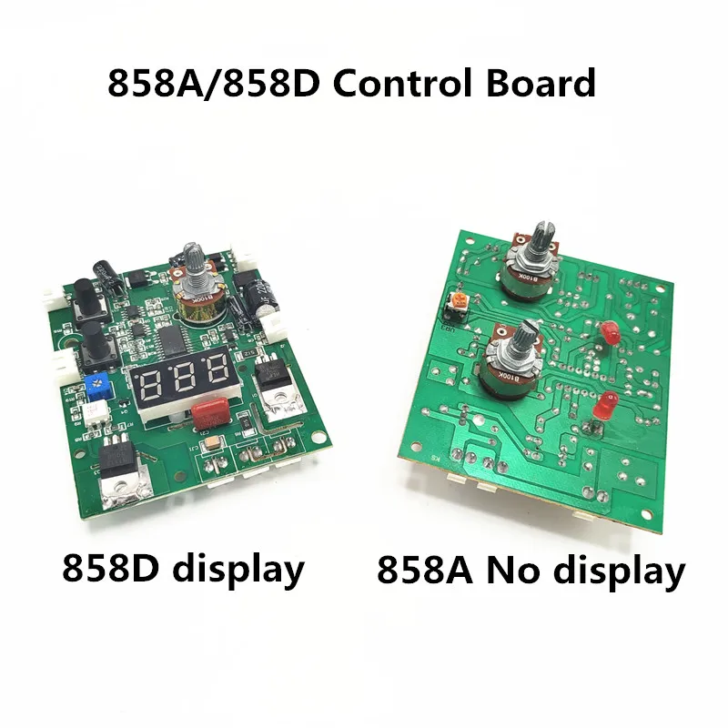 858A Hot Air Gun Circuit Board 858D Digital Display Adjustable Temperature Band Sleep Circuit Board Control Board