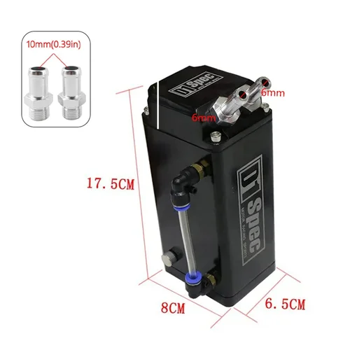 Imagen 2 del producto Filtros de aceite automotrices mejorados, tanques cuadrados y redondos para reducir la deposición de carbono, universal, Ventilación de escape
