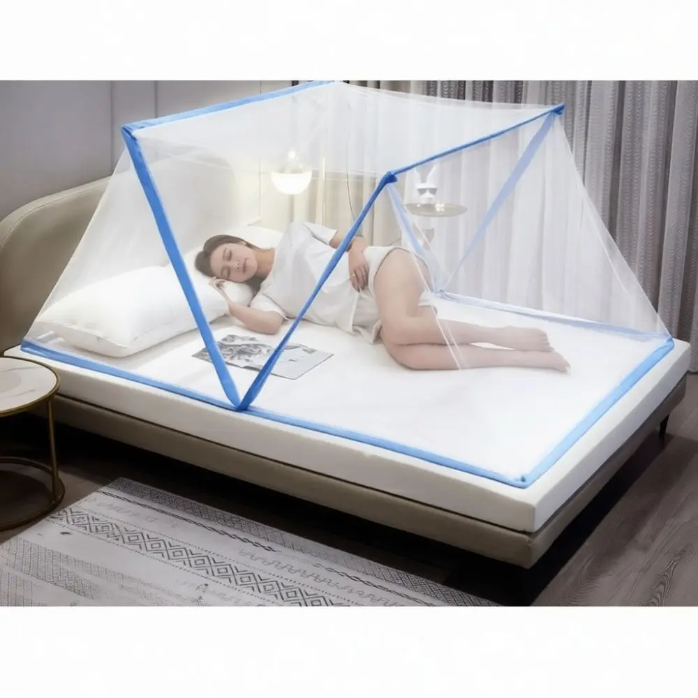 Foldable Bed Canopy Mosquito Net Portable Installation Free Mesh Tent For Student Dormitory Home Sleeping Defense