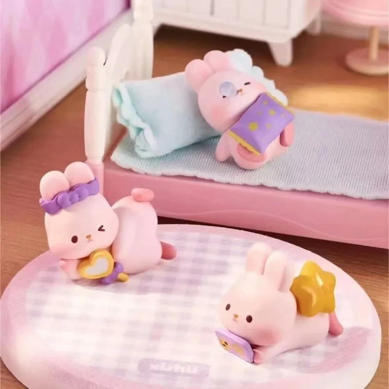 Hot Selling Momo Bunny 24-Hour Life Diary Series Blind Box Mystery Box Caixa Caja Doll Gift Decoration Anime Character Toy