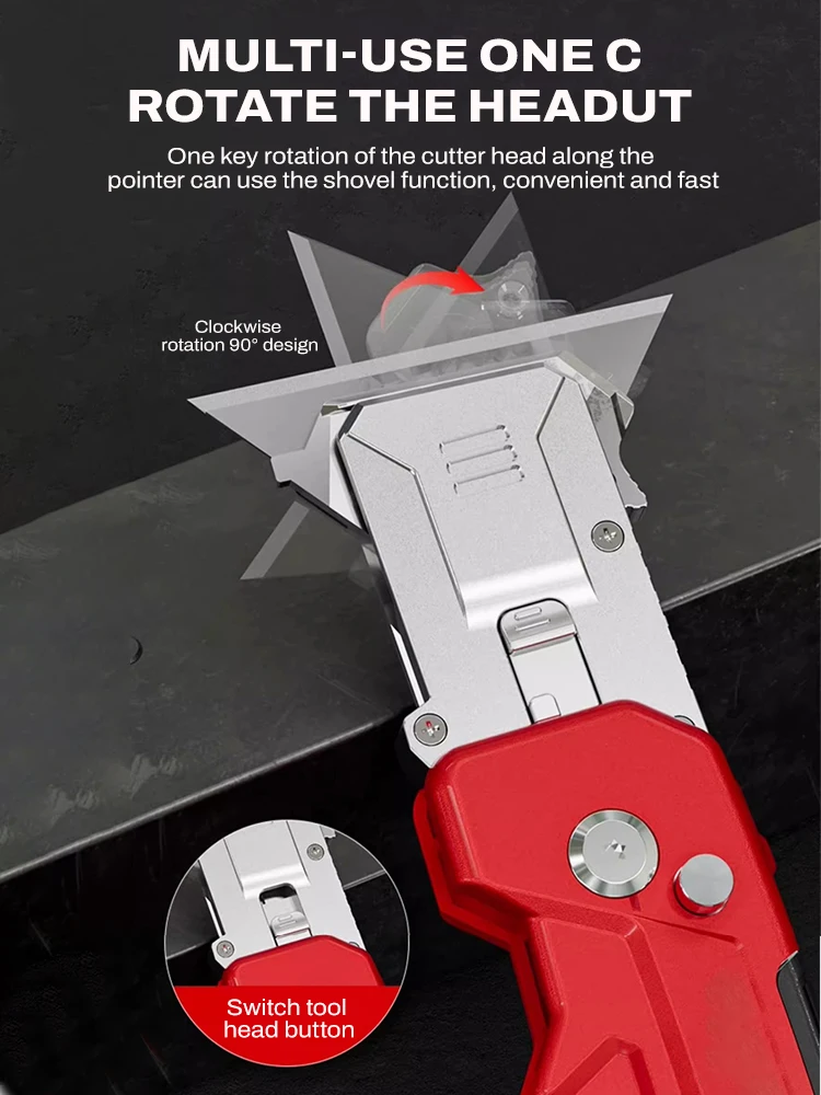 

Utility Spatula Folding Dual Purpose Cable Stripping Heavy Duty Thickened Wire Stripping Portable Manual Utility Knife