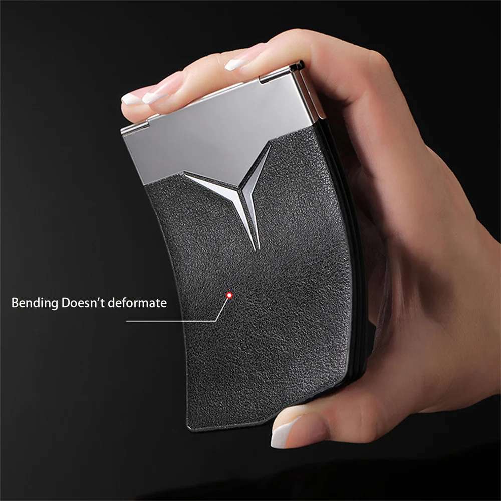 Slim RFID Driving License Card Holder Anti Theft Metal Credit Card Cover Case Wallet Purse Bag for Men Women  Porte Carte