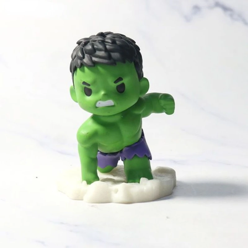 Marvel peripheral movie series Avengers Q version Hulk creative hand model personalized doll desktop ornament  holiday gift