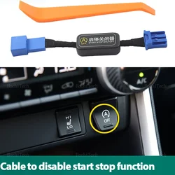 Automatic Start Stop Engine System Off Eliminator Control Sensor Plug Cable Stop Canceller For Toyota RAV4 2019 2020 2021 2022