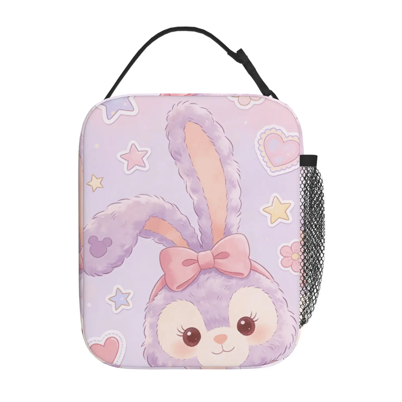 

1pc StellaLou Lilac Lovely Printed Lunch Bag, Exquisite and Durable Lunch Bag, Ideal Gift