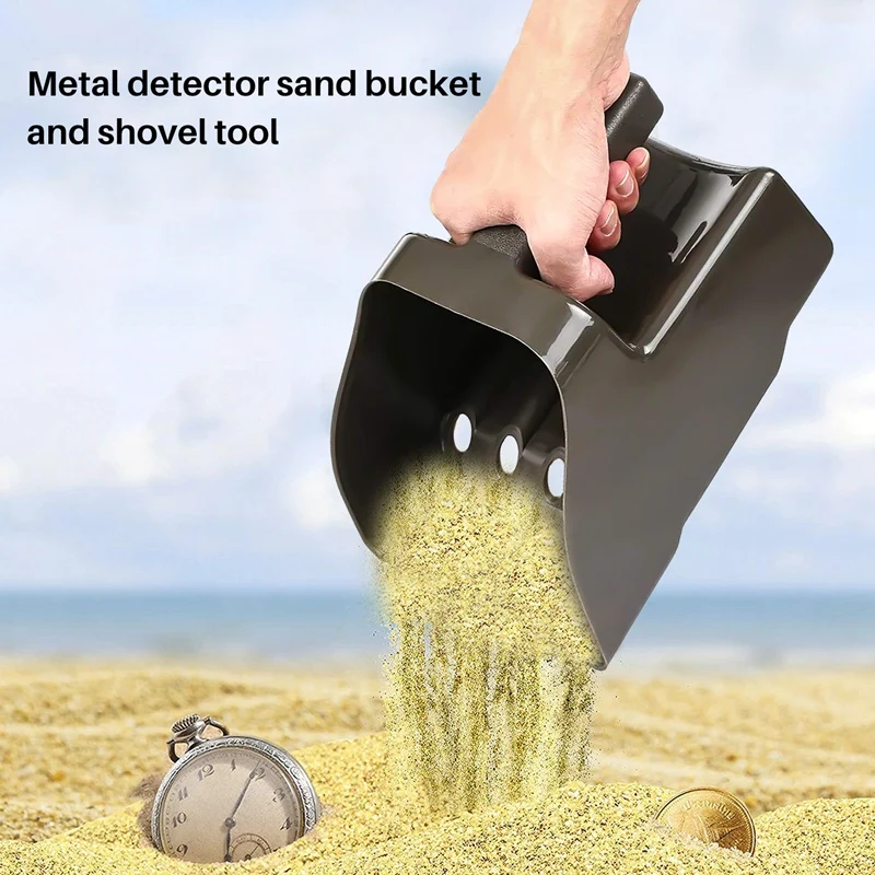 ABGG-Metal Detector Sand Scoop And Shovel Set Digging Tool Accessories For Underground Metal Detecting Gold Treasure Detector